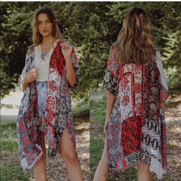 Accessories - Boho Chic Kimono, Cardigan